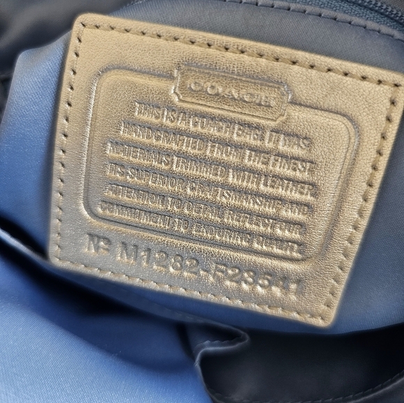 Coach daisy madras Satchel gold metallic trim detachable canvas strap multicolor - Picture 8 of 8